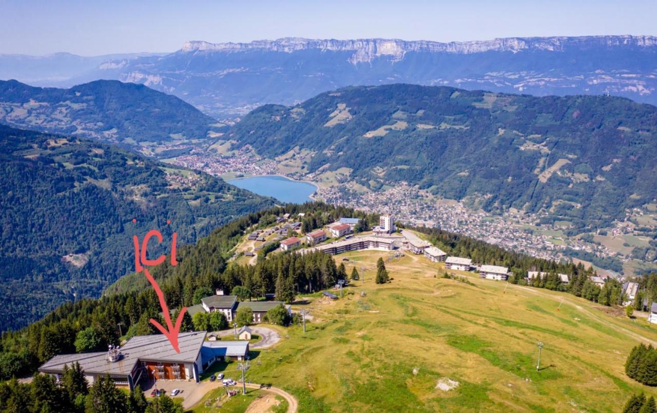 Ski-To-Door Apartment Au Collet D'Allevard Kültér fotó